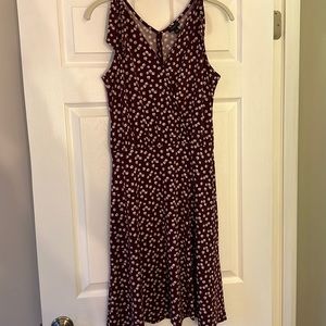 Ann Taylor Factory V neck knot tie dress size medium